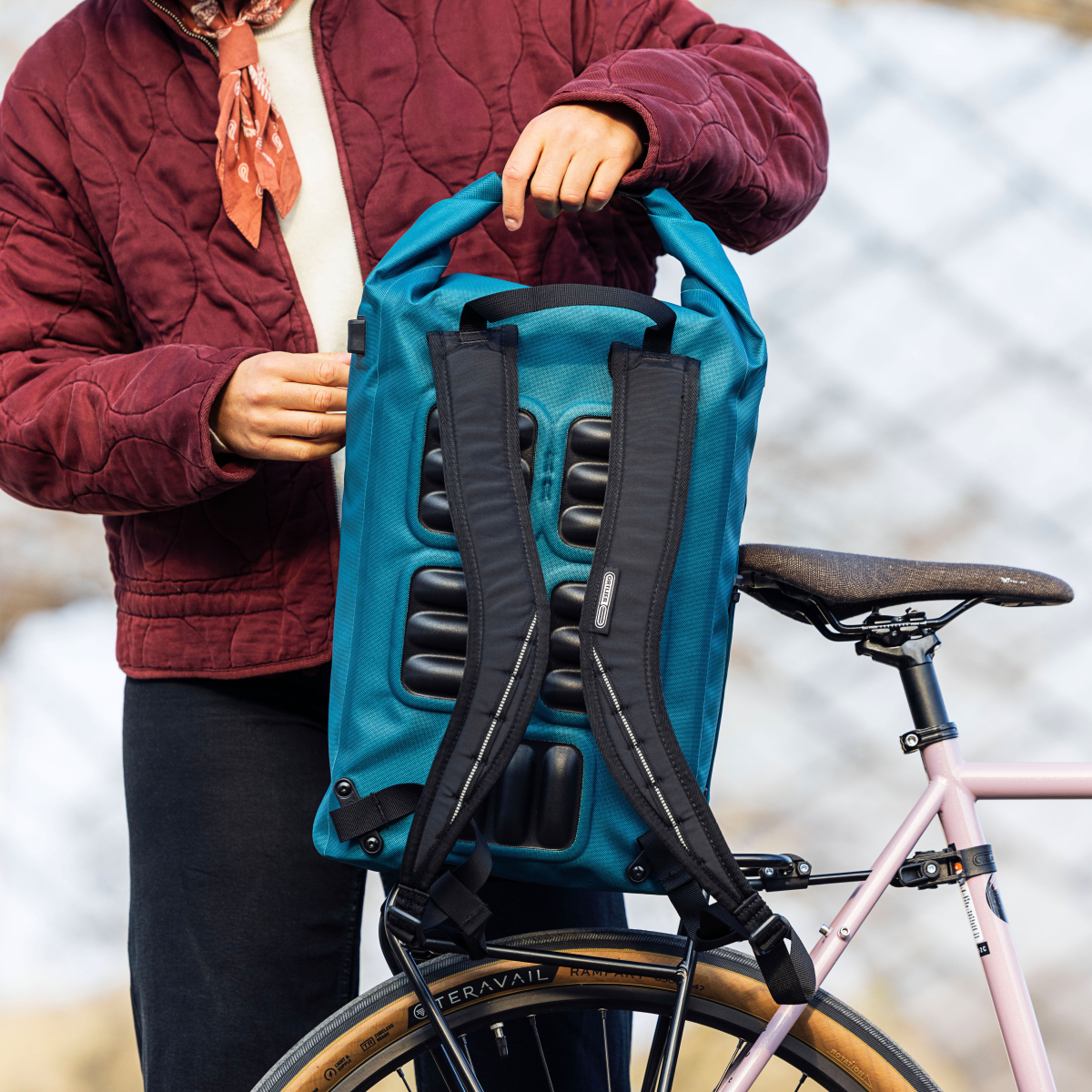 VARIO LITE Rucksack und Gepäckträgertasche