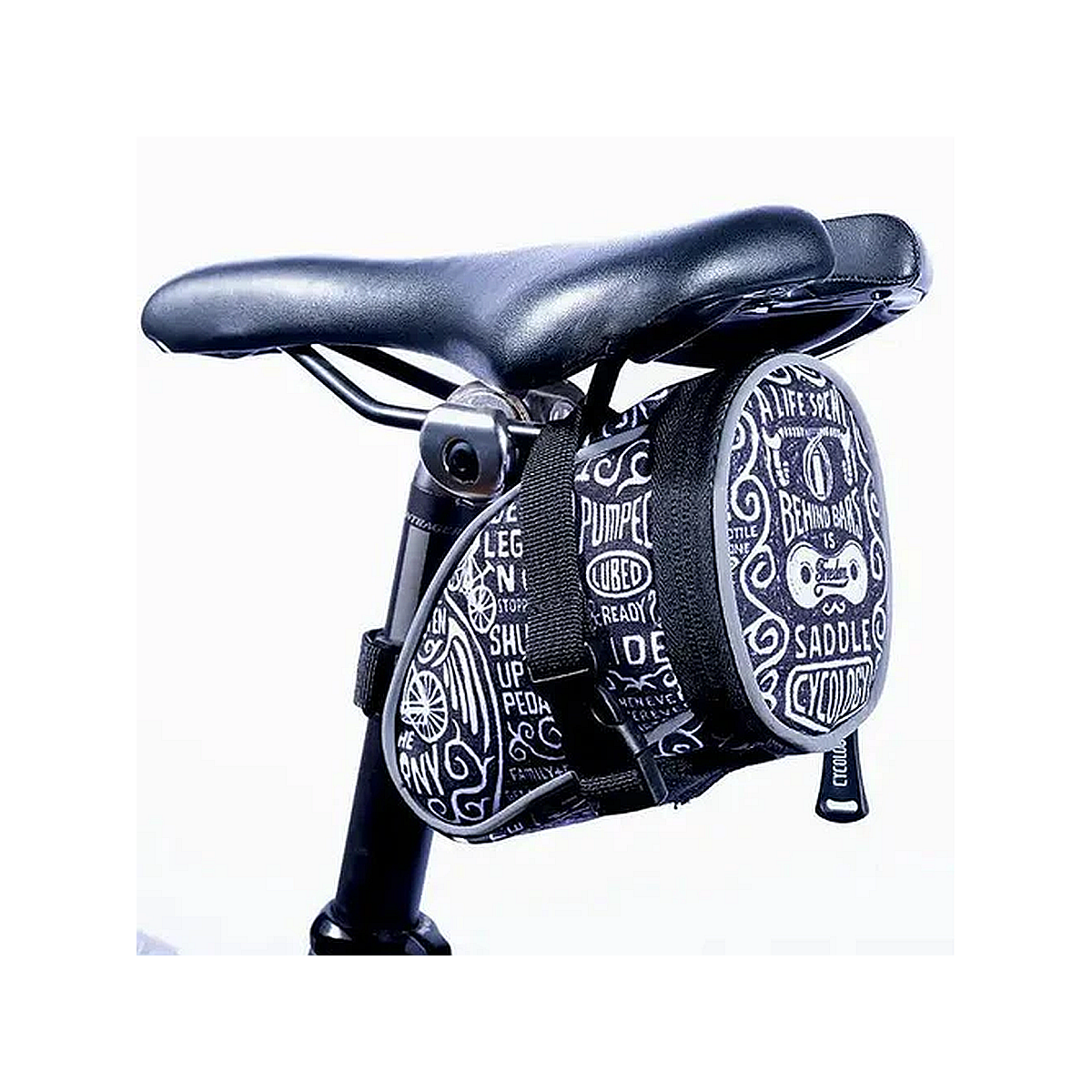 WISDOM BLACK SADDLE BAG