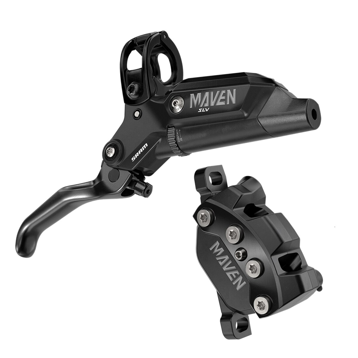 SRAM Maven Silver 4-Kolben Scheibenbremse, Vorderrad