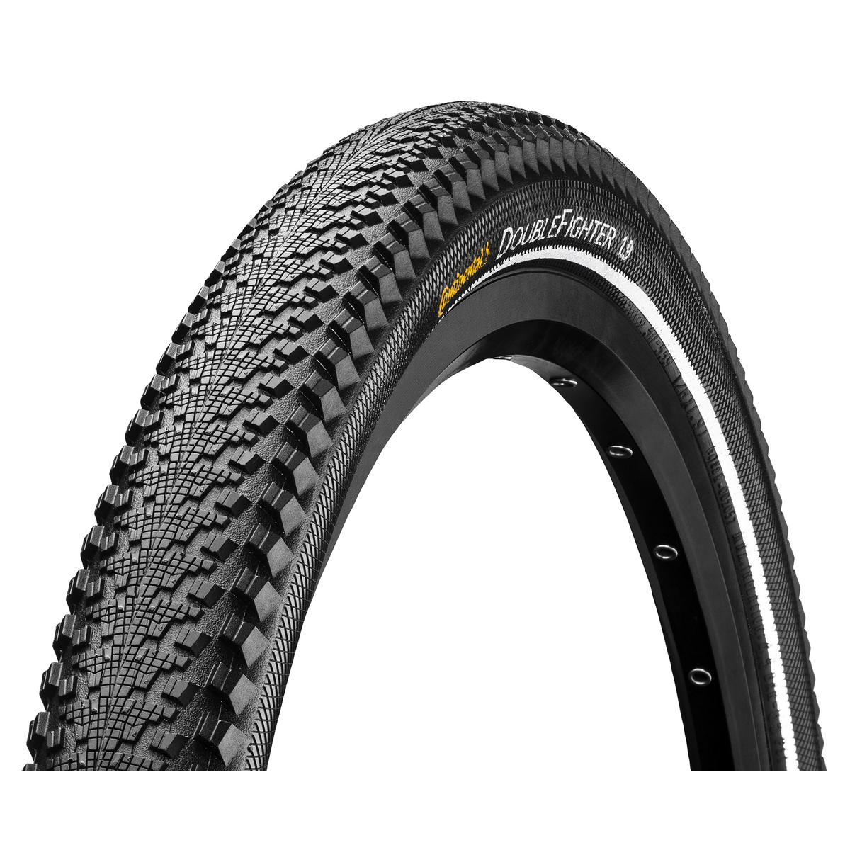 Continental Double Fighter III Reflex Sport MTB Reifen, Drahtreifen