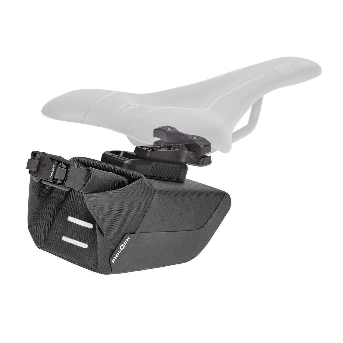 PINCLIP saddle bag + saddle base Saddle Bag and Holder