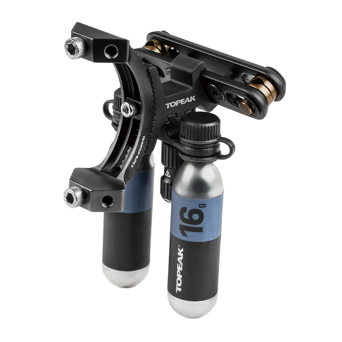 Topeak Tri-Backup Elite 2 Flaschenhalter Sattelstreben-Montage