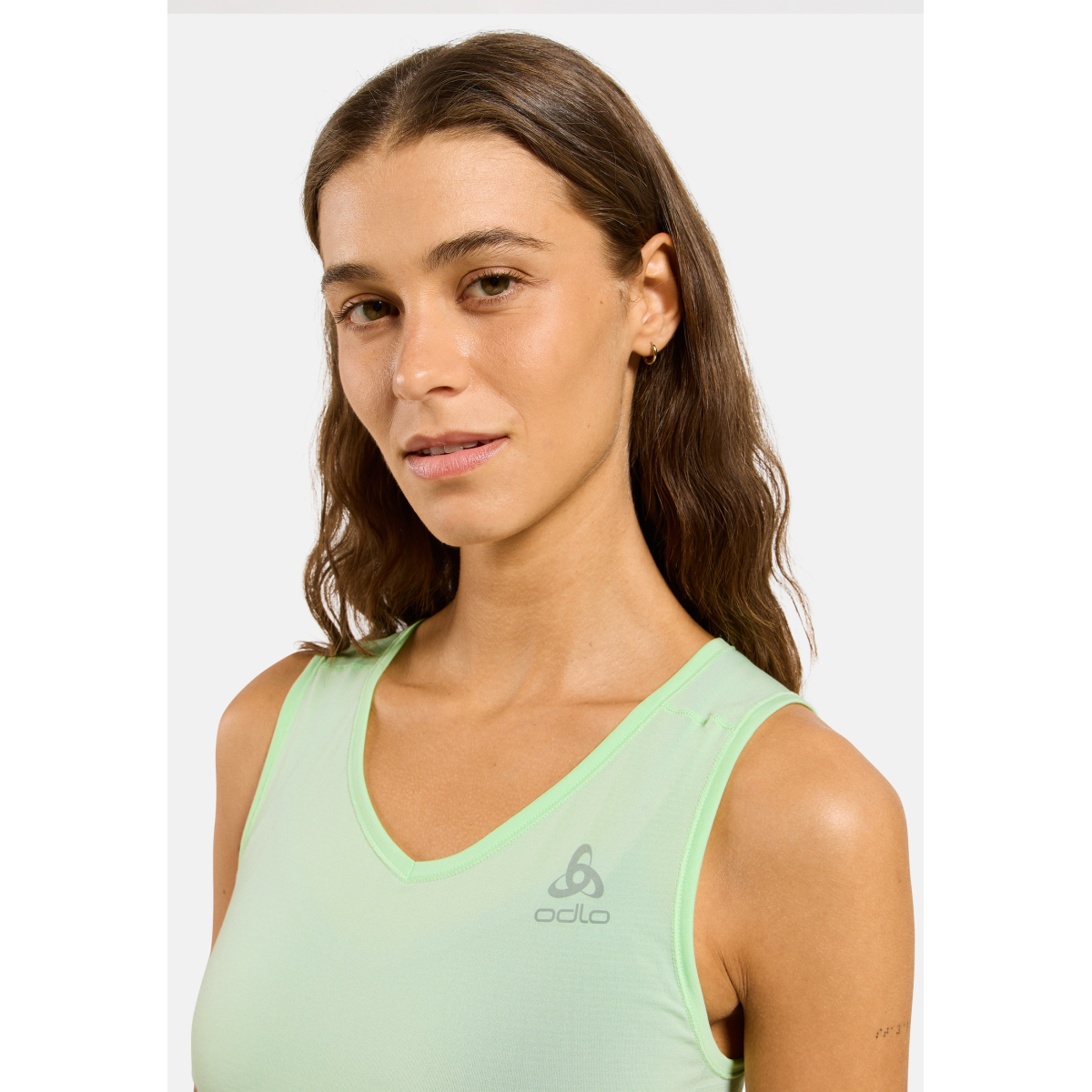 PERFORMANCE X-LIGHT ECO BL TOP V-NECK SINGLET mouwloos ondershirt dames