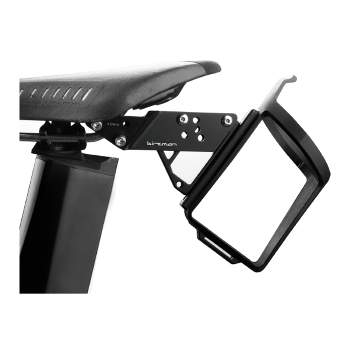 Aeroman bottle cage adapter for saddle fixing