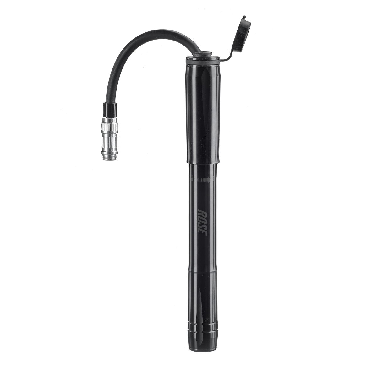 airik T-FLEX Aluminium Mini Pump with Schrader/Presta Hose Connection