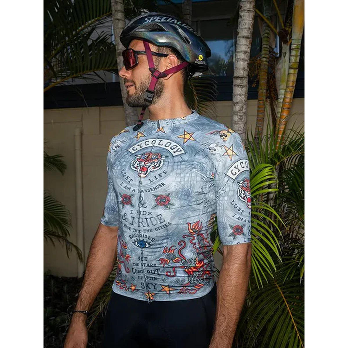 CITY OF ANGELS MEN'S REBORN JERSEY Short Sleeve Cycling Jersey