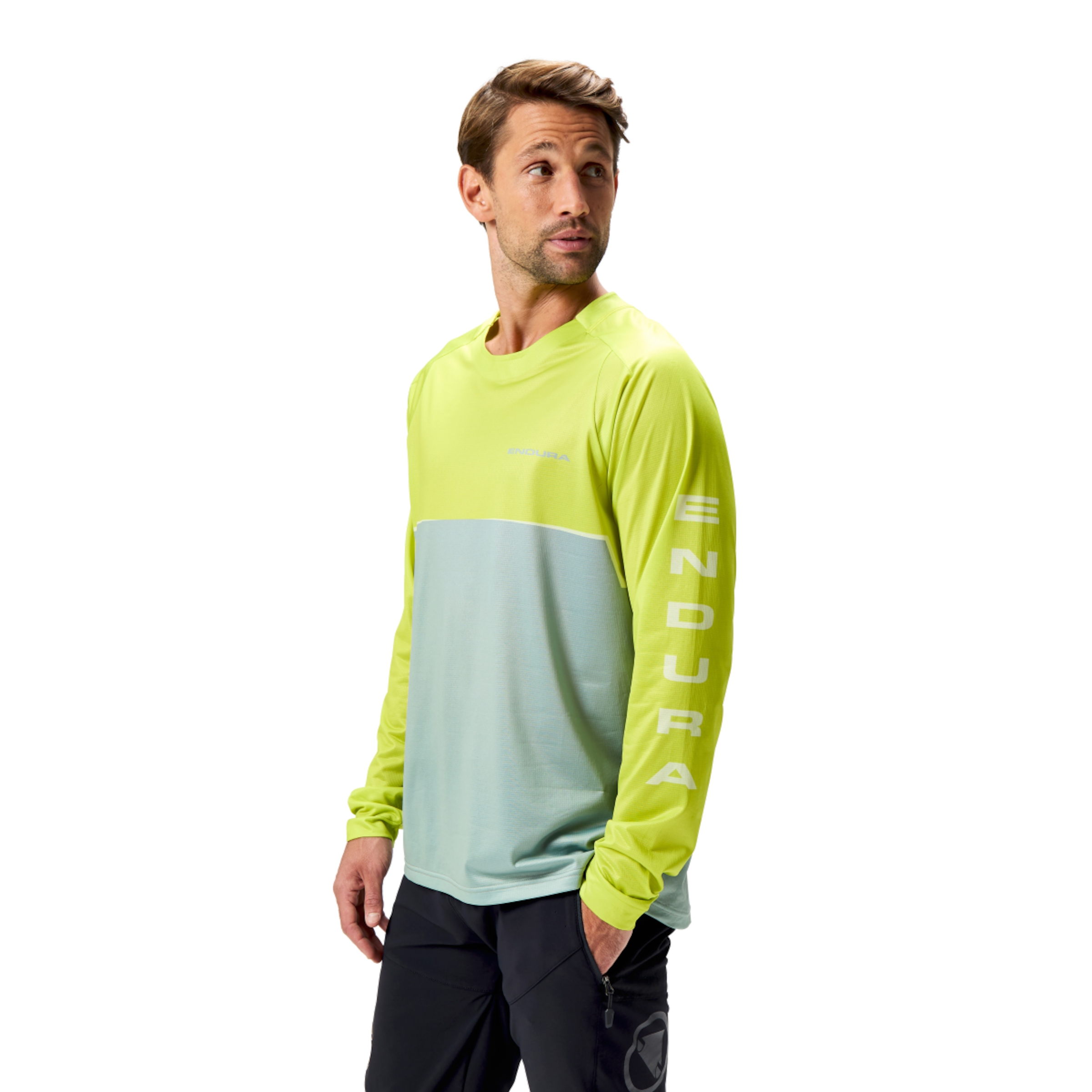 CORE PRINTED L/S TEE maillot de vélo VTT à manches longues