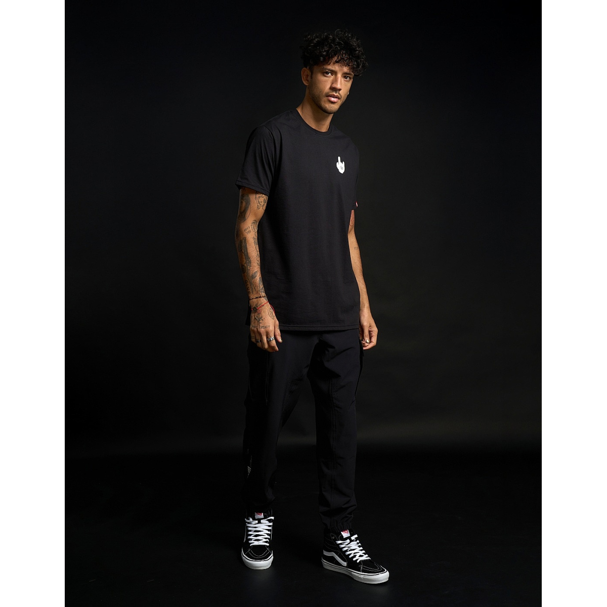 SHRED BLACK TECH TEE Short Sleeve MTB Shirt