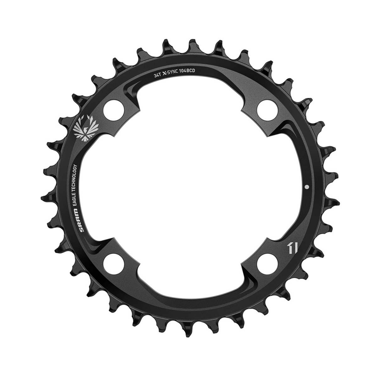 Eagle™ X-SYNC 2 kettingblad 12-speed, 104 BCD