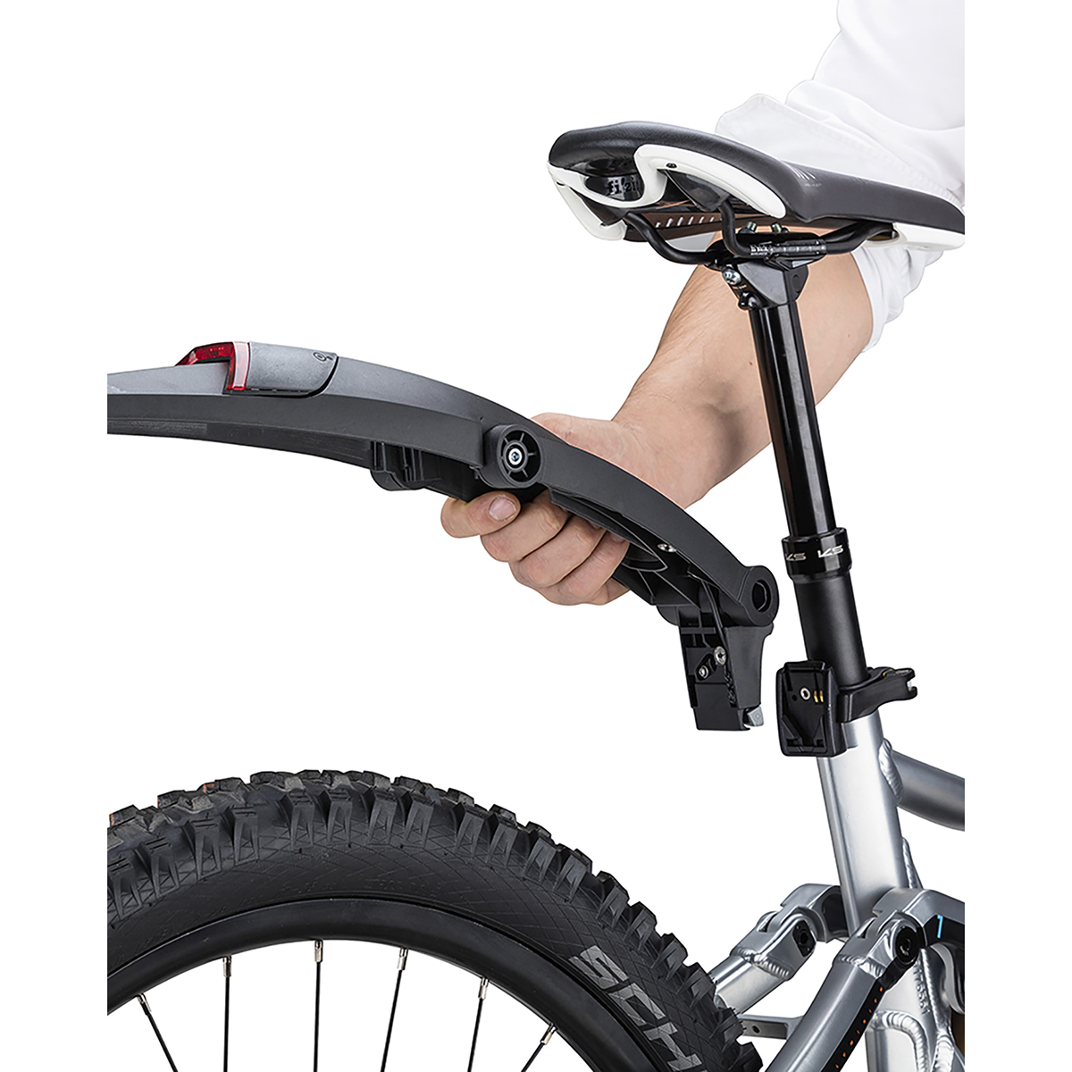 Monkey Fender Set MTB RECHARGE with Rechargeable Rear Light