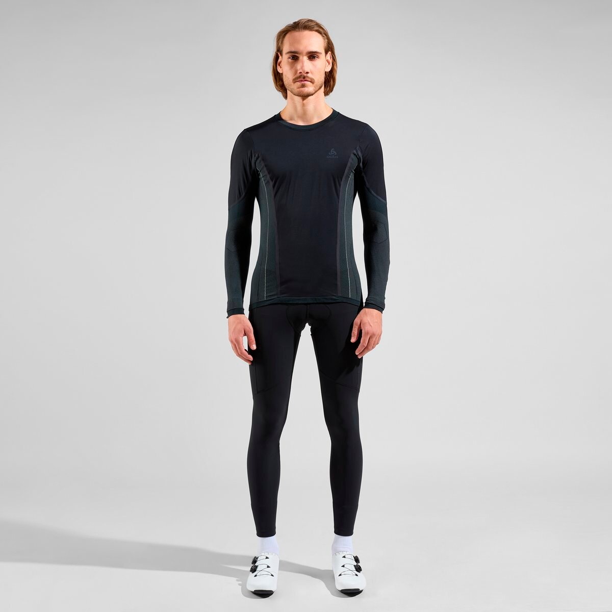 ZEROWEIGHT PK WINDPROOF WARM BL TOP Crew Neck L/S Langarm Unterhemd