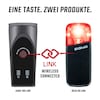 RECO 80 LINK Rechargeable Rear Light With Radar Function