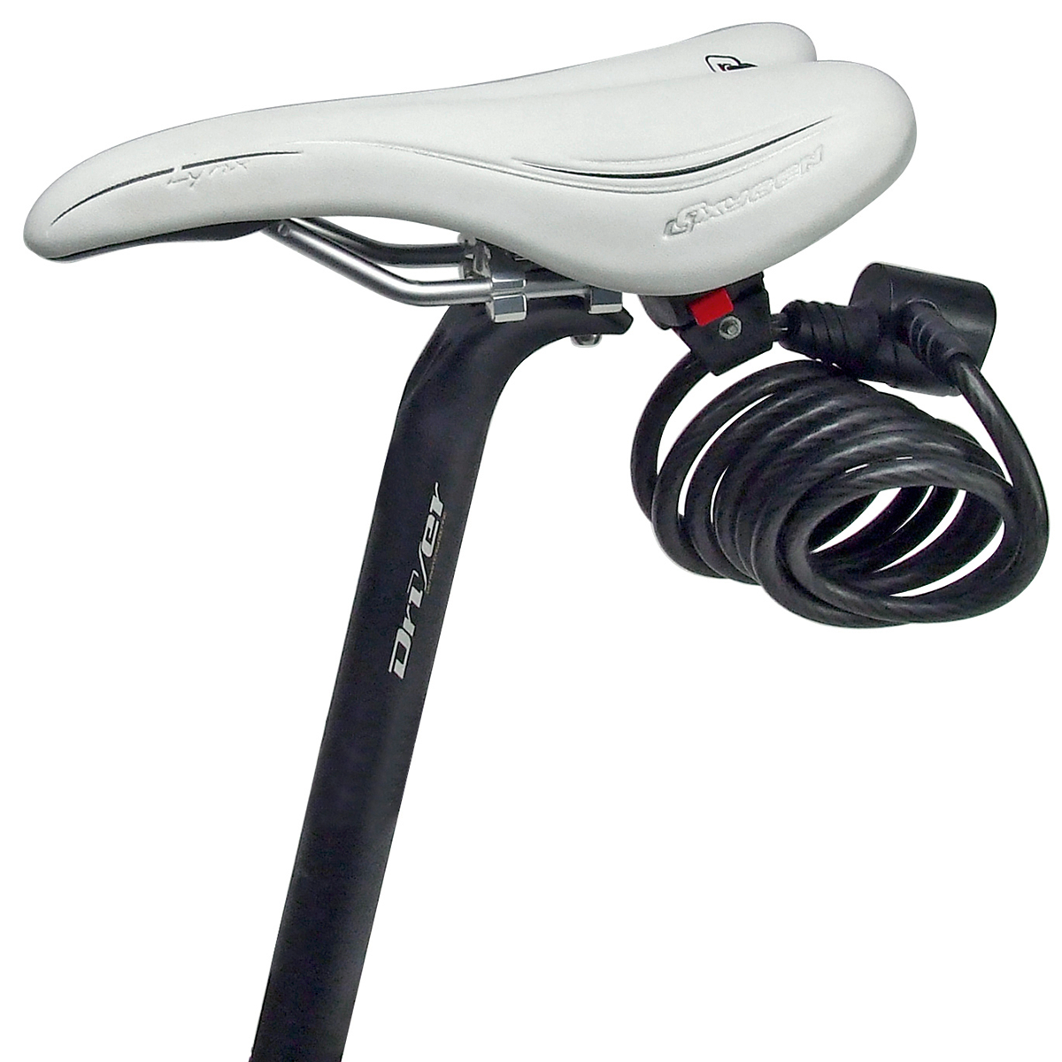 Saddle adapter with cable lock holder