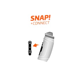 TWIST bottle 590 ml bidon incl. bike base bidonhouder