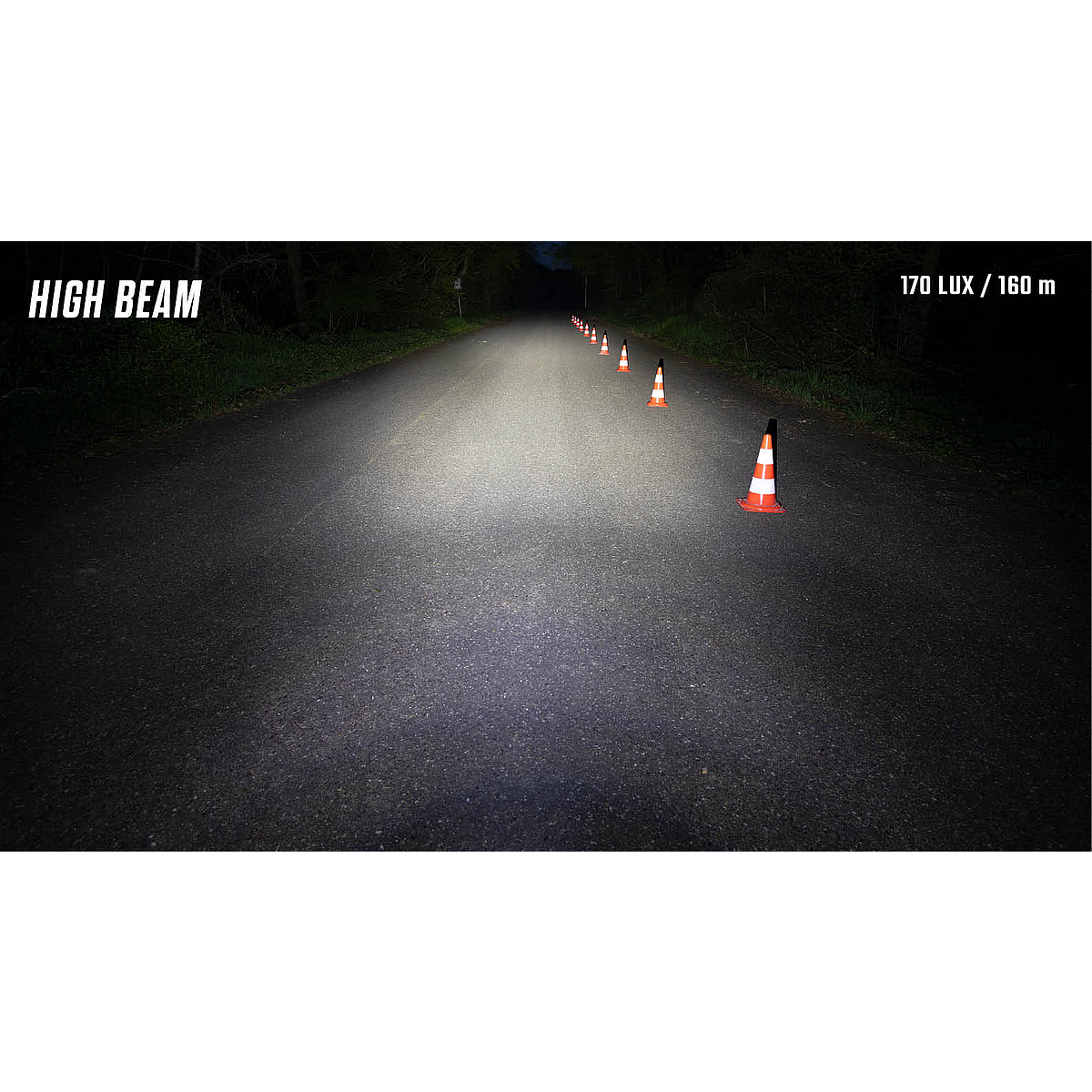 EOX FL 170 HB e-bikekoplamp met dagrijlicht/grootlicht en USB-C laadaansluiting