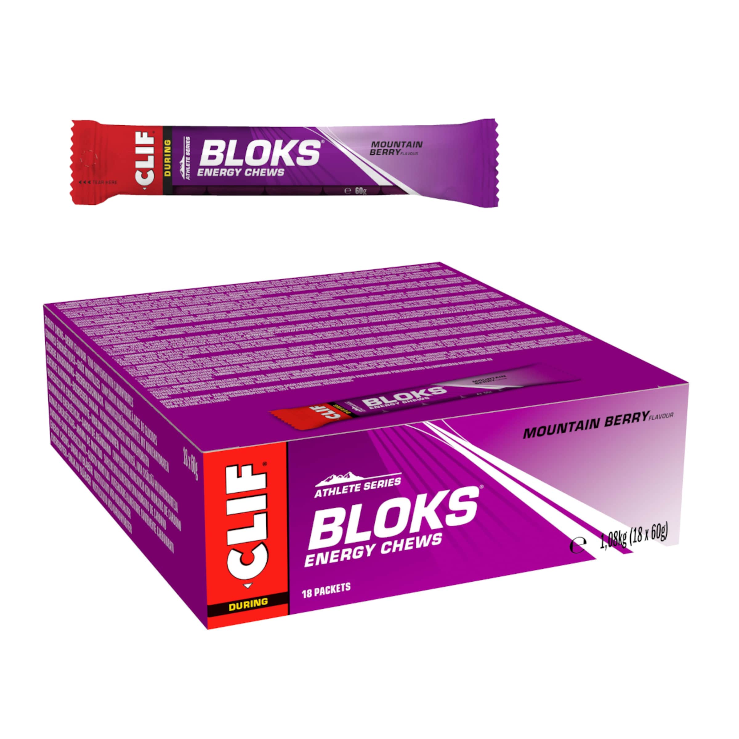 Bloks Energy Chews bonbons gélifiés aux fruits