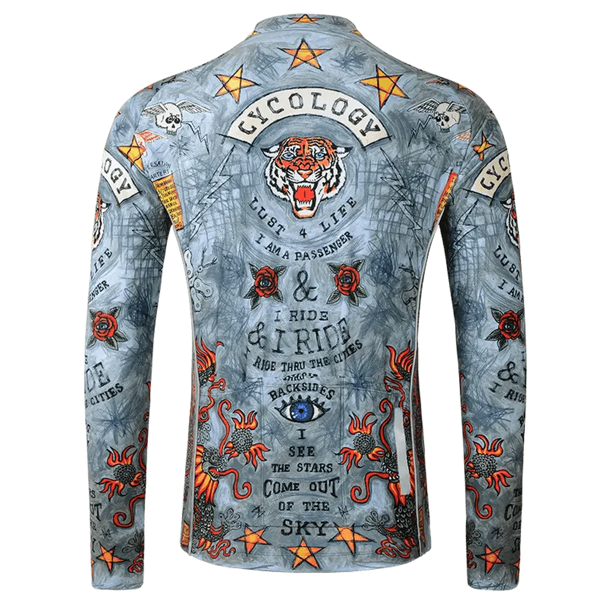 CITY OF ANGELS MEN‘S WINTER LONG SLEEVE JERSEY Langarm Radtrikot