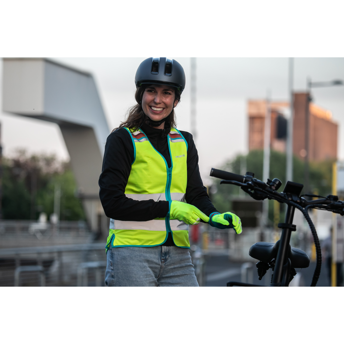 LUCY JACKET YELLOW gilet réfléchissant femme