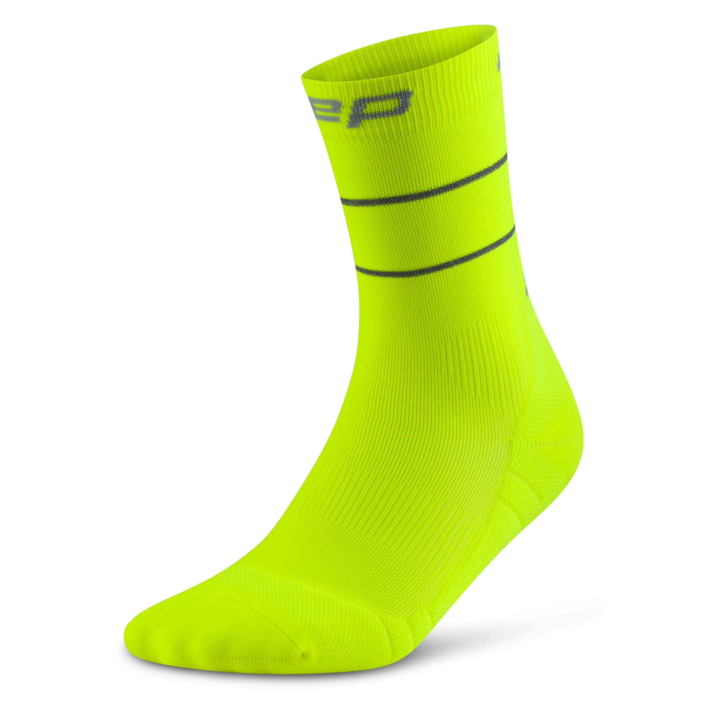 PRO RUN REFLECTIVE COMPRESSION SOCKS MID CUT 2.0 compressiesokken