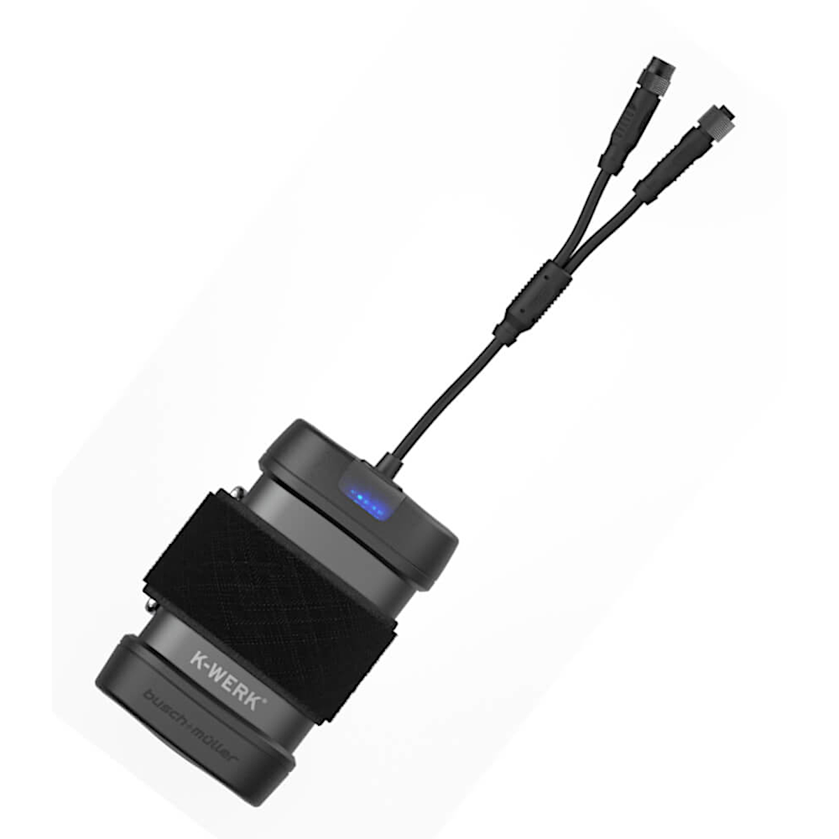 K-Werk powerbank met dynamo-aansluiting USB