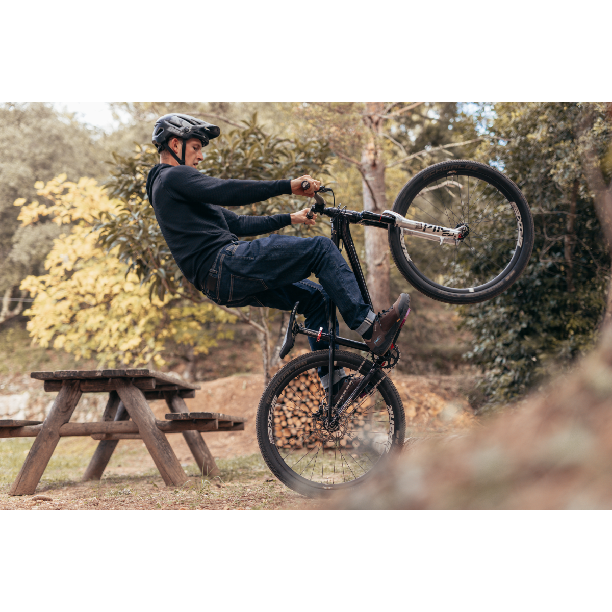 ROUTE KNIT HOODIE Kapuzenpullover