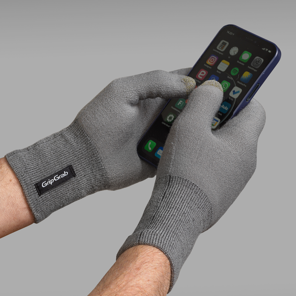 Wobs Bike Pogies Lenkerhandschuhe Für Fahrrad - Universal Windschutz In Anthrazit | Winter Fahrradzubehör