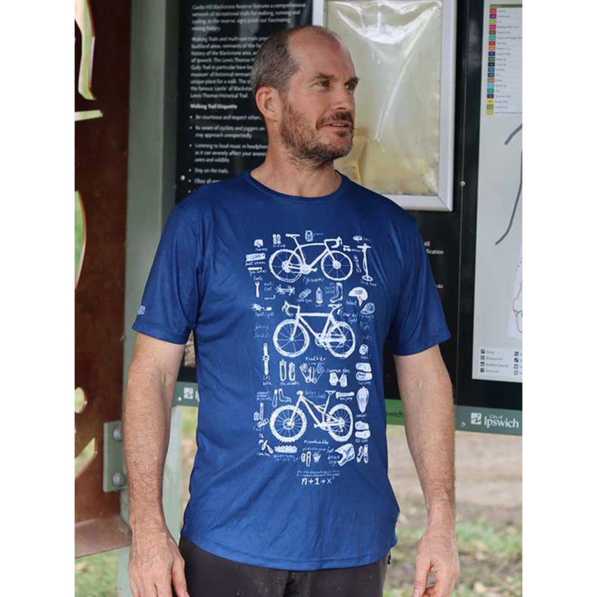 BIKE MATHS MEN’S TECHNICAL T-SHIRT Fahrradshirt