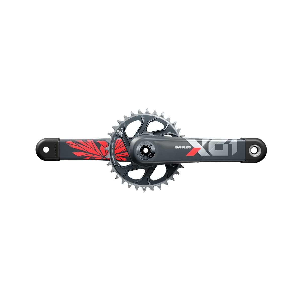 X01 Eagle™ DUB™ BOOST™ Crankset Lunar Oxy