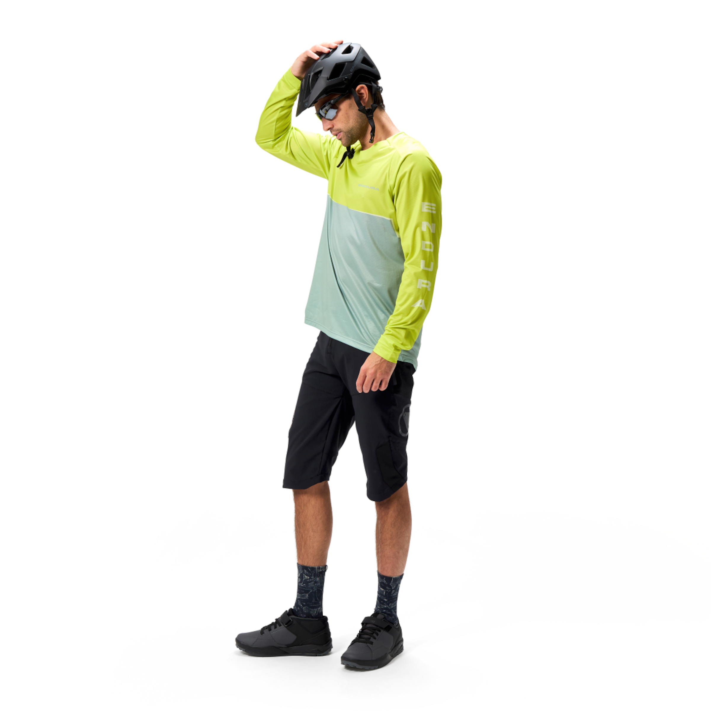CORE PRINTED L/S TEE maillot de vélo VTT à manches longues