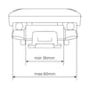 Montage-Set SADDLE-BAG E97