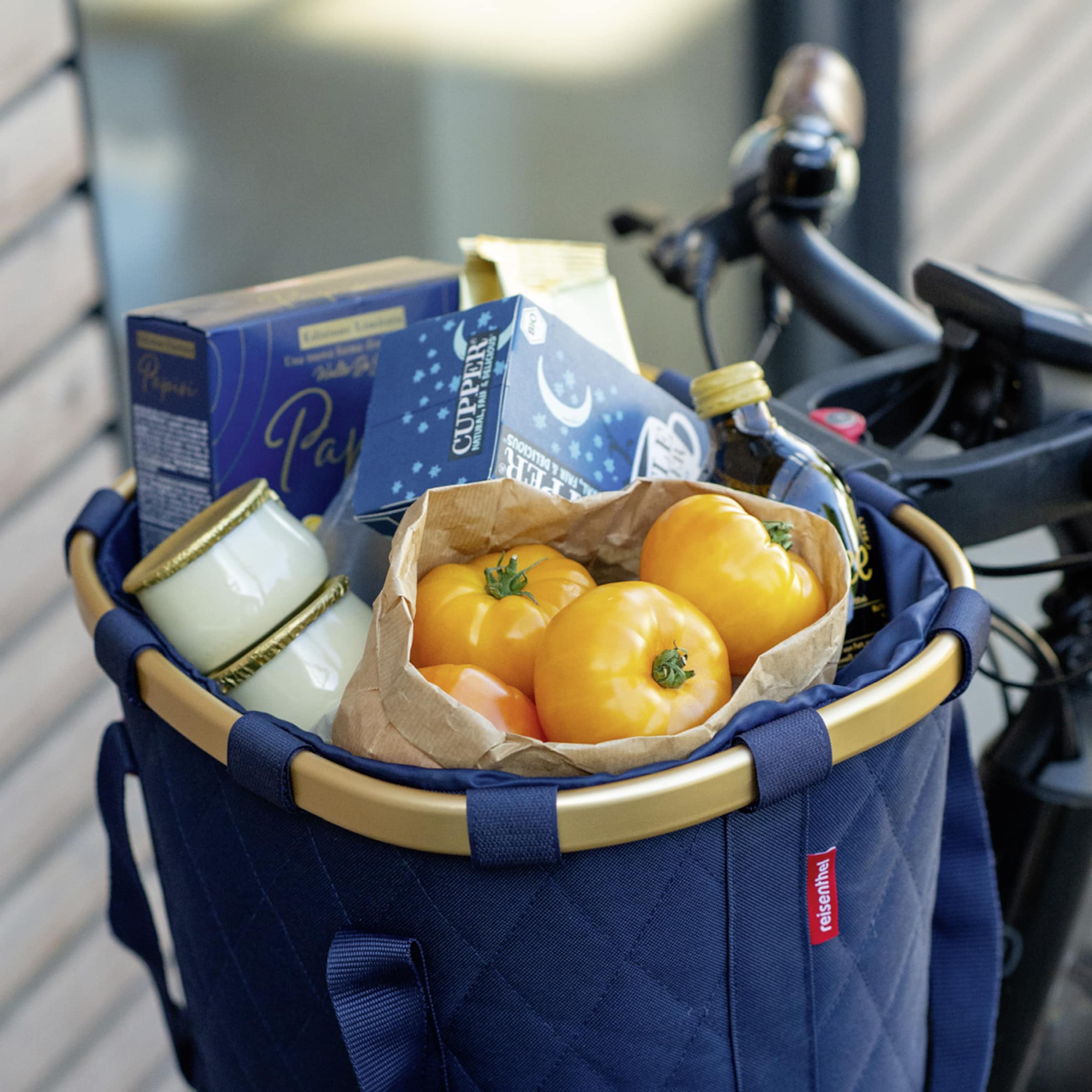 BIKEBASKET stuurtas met KLICKFIX adapterplaat