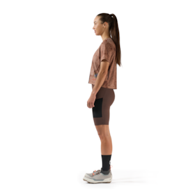 W Adventure AOP Cropped Mesh Tee