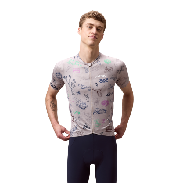 PRO SL S/S PRINT JERSEY maillot route à manches courtes