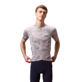 PRO SL S/S PRINT JERSEY maillot route à manches courtes