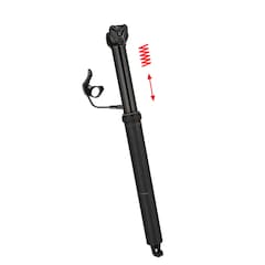 SR Suntour SP12 NCX fiets Suspension Zadelpen met Cover (27.2mm x 350mm