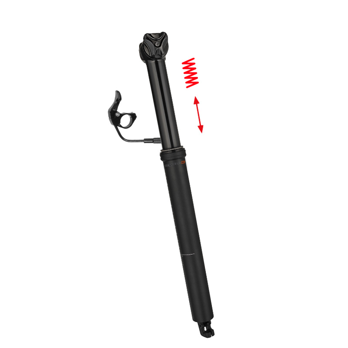 SR Suntour SP12 NCX fiets Suspension Zadelpen met Cover (27.2mm x 350mm SR Suntour SP12 NCX fiets Suspension Zadelpen met Cover (27.2mm x 350mm