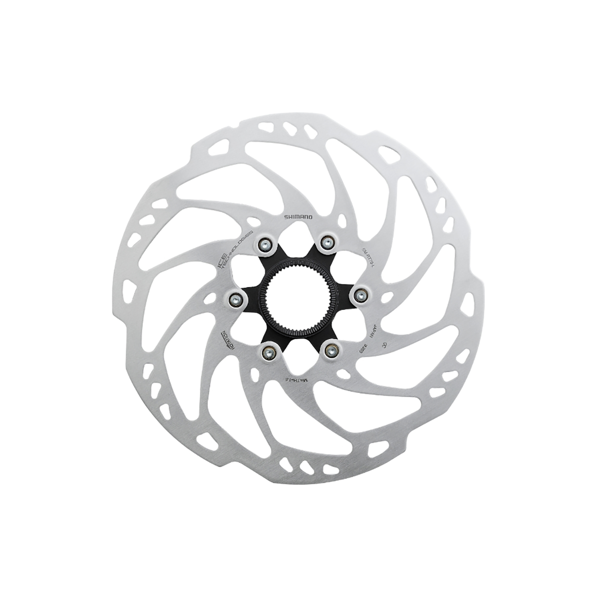 SHIMANO SLX SM-RT70 Bremsscheibe inkl. Lockring mit externer Verzahnung