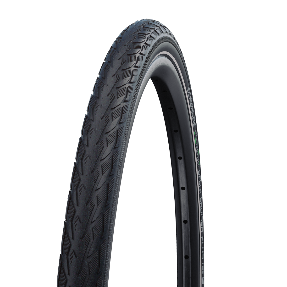 DELTA CRUISER PLUS Active Line Green Compound Clincher Tyre, HS431