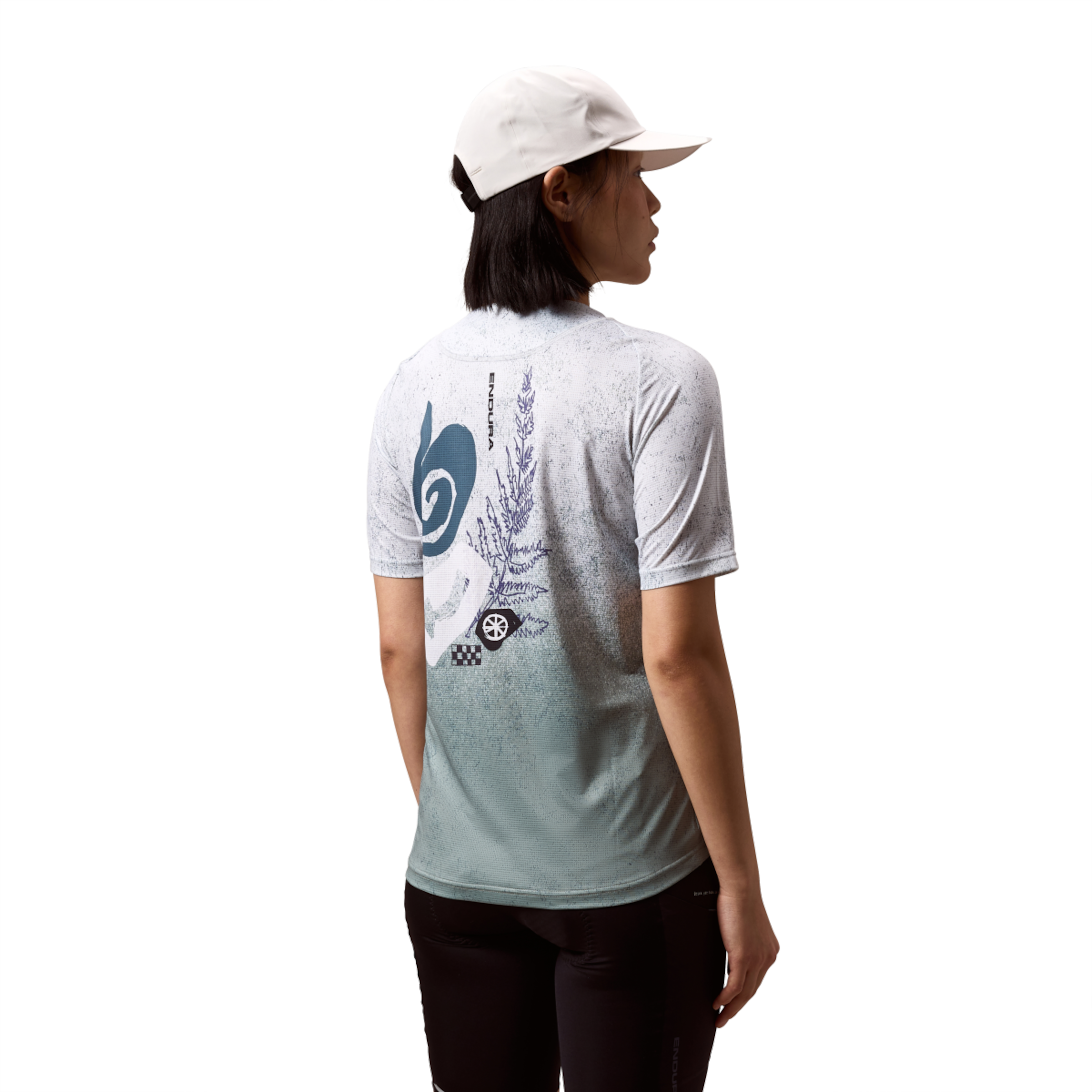 WOMEN'S SINGLETRACK L/S PRINT TEE t-shirt de vtt à manches courtes femme