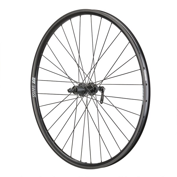 DT Swiss U 623, SHIMANO FH-QC400-HM, 28"/700C Hybrid Rear Wheel, 5 x 135 mm, SHIMANO HG 
