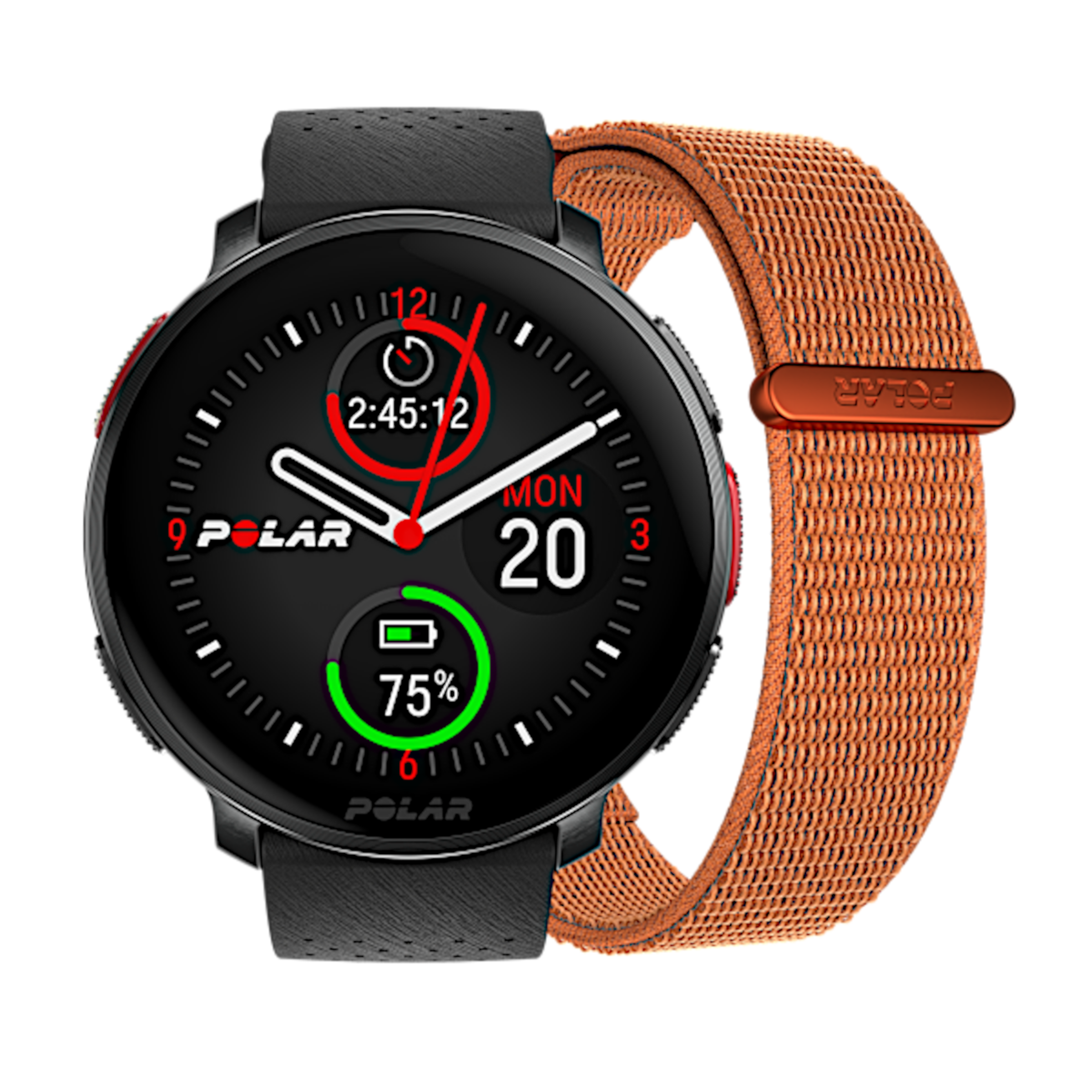 Vantage V3 GPS Multisport- und Fitnessuhr + Zusatz-Armband