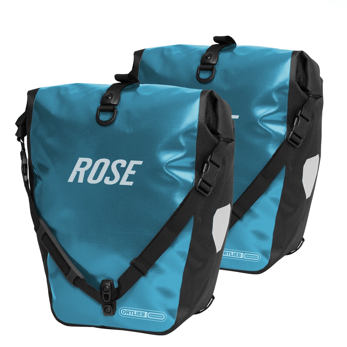 ORTLIEB-ROSE BACK ROLLER QL 1 Classic Set bestehend aus zwei Gepäckträgertaschen
