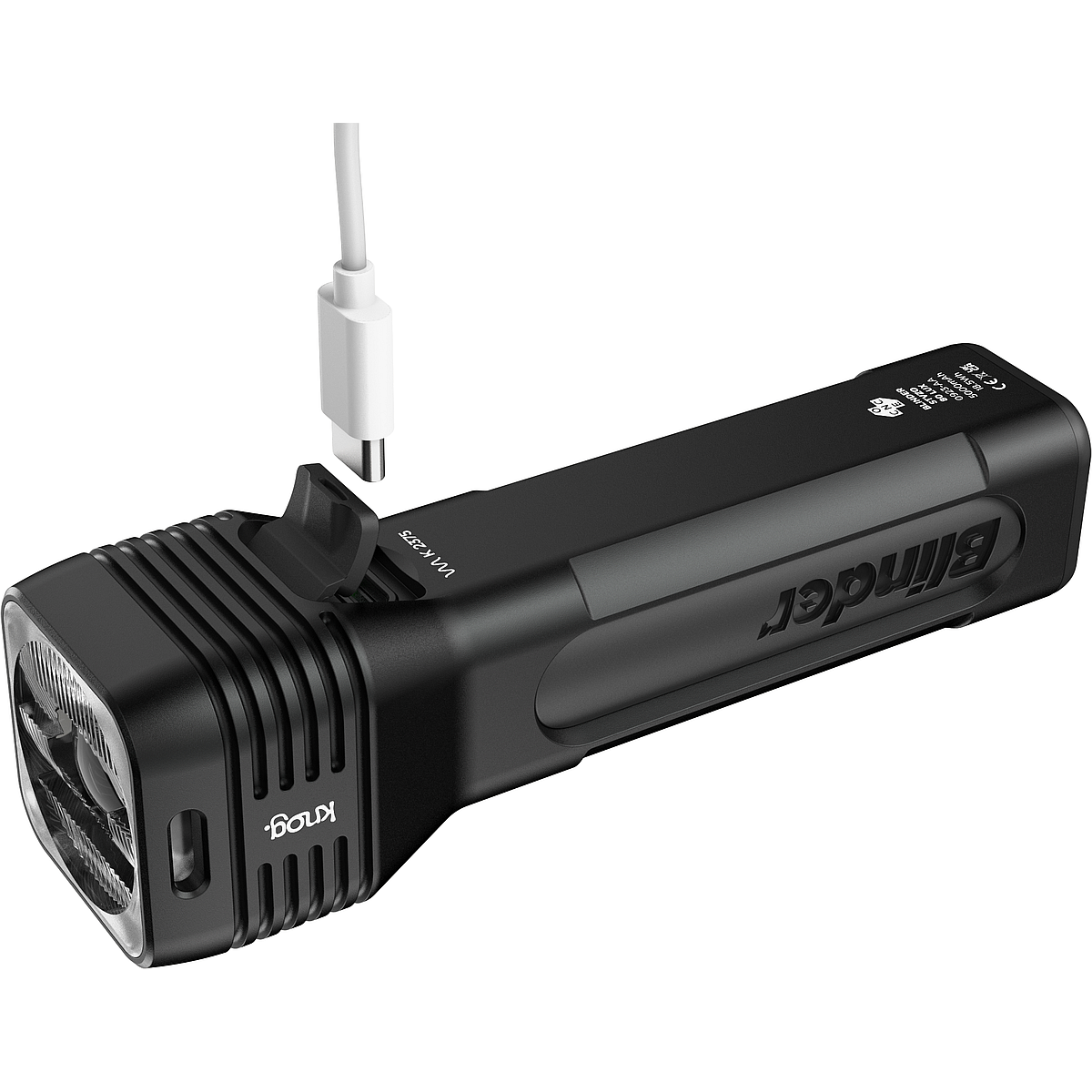 Blinder 80 Lux Front Light and Plus Rear Light Rechargeable Set