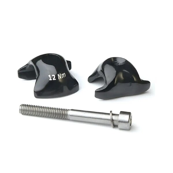 WCS Carbon 1-Bolt Seat Post Replacement Clamp for Round Rails (7 x 7 mm)