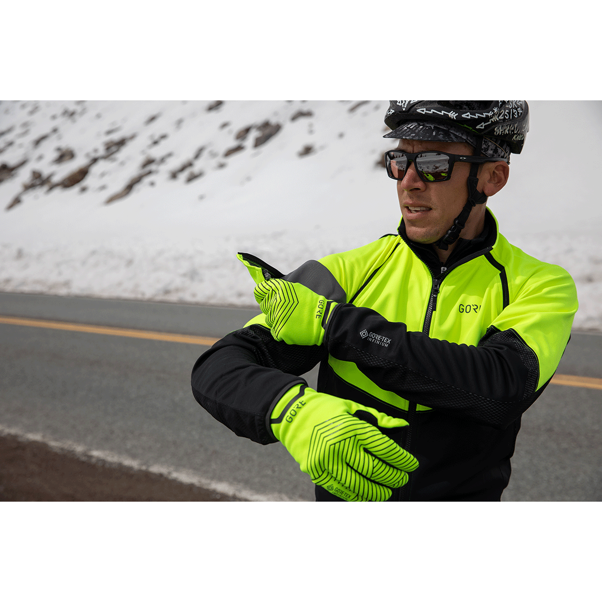 C3 GORE-TEX INFINIUM STRETCH MID GLOVES fietshandschoenen