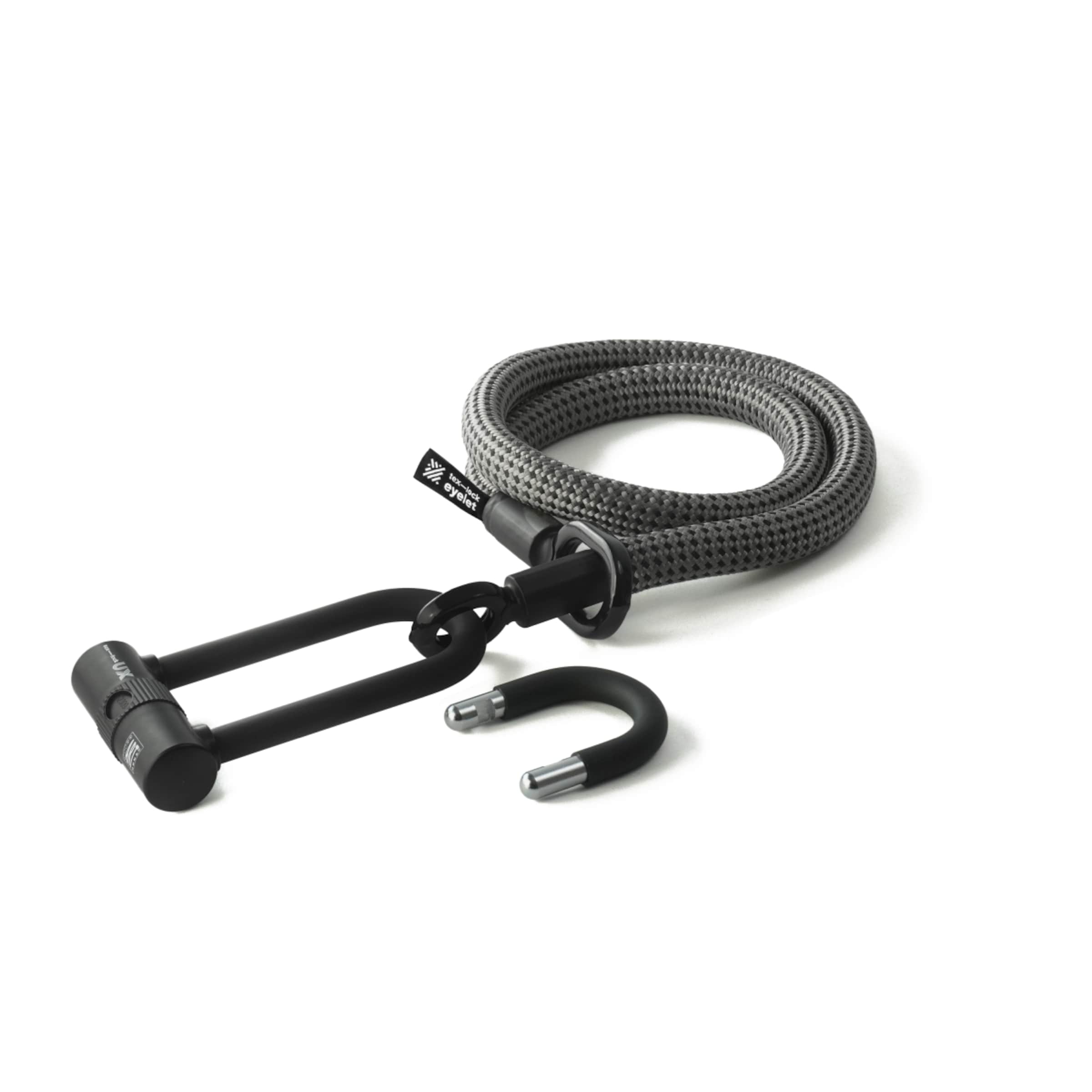 Eyelet U/X-lock Bundle Textile Lock Chain with U-lock