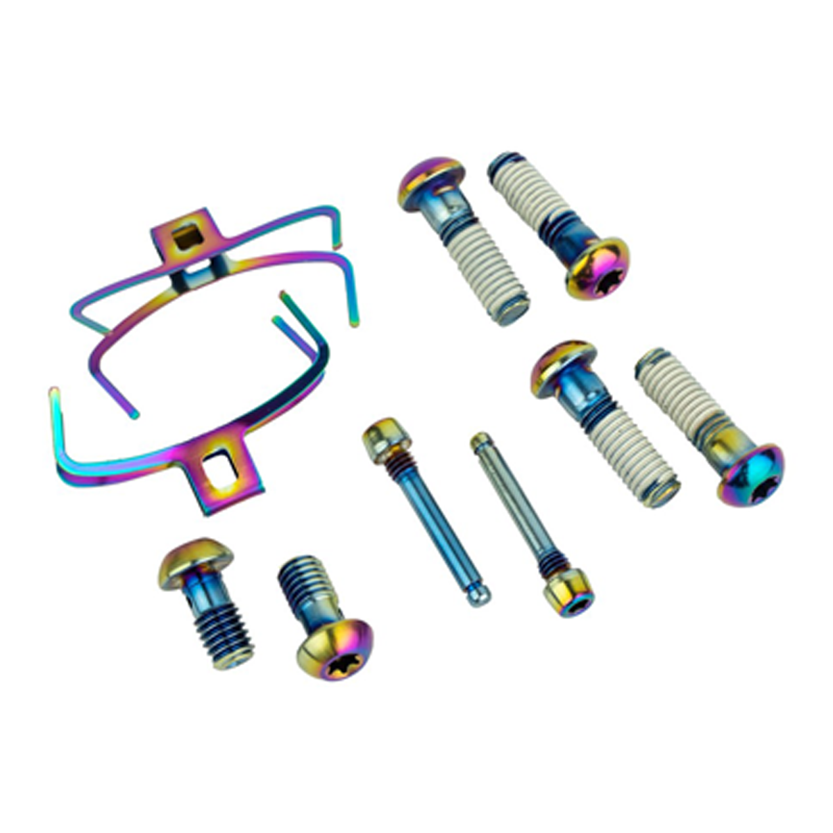 SRAM Schrauben Upgrade Kit Rainbow für G2 Bremssattel
