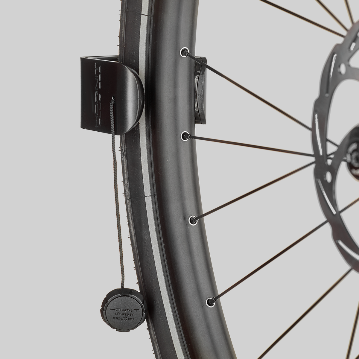 CLUG PRO HYBRID Bicycle Wall Bracket 1.3"-1.7" Secured with Fidlock