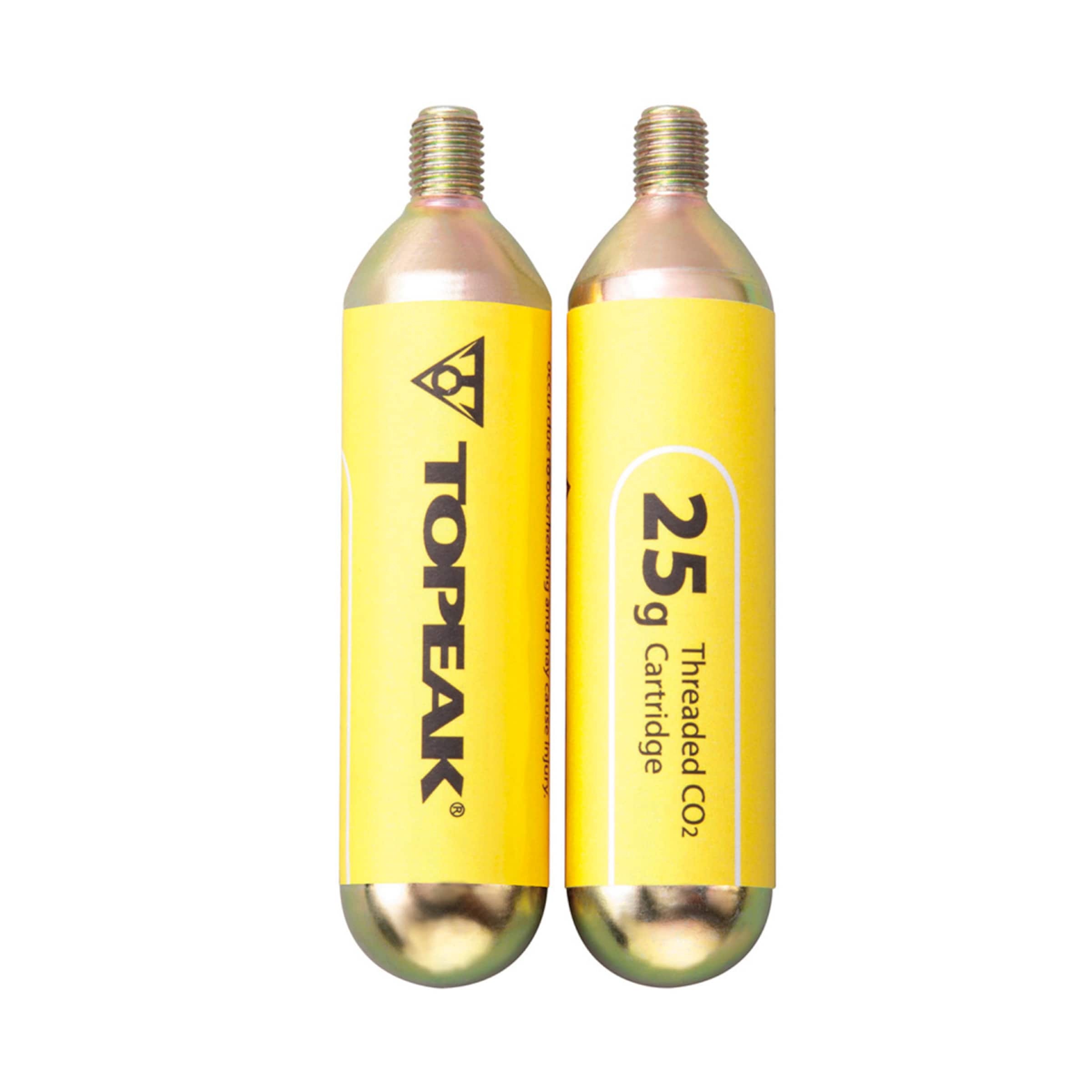 CO2 Cartridges 25g Threaded, 2 Pack