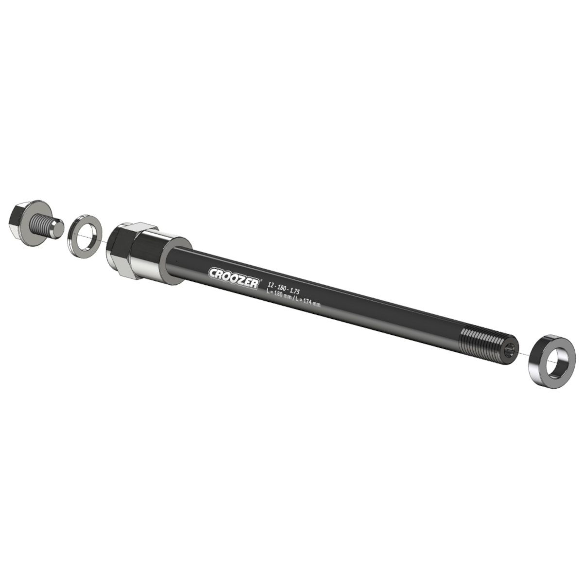 CROOZER SteckachsAdapter A 142/148 mm M12 für Achskupplung jetzt kaufen ROSE Bikes CROOZER SteckachsAdapter A 142/148 mm M12 für Achskupplung jetzt kaufen ROSE Bikes